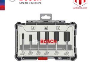 Bộ mũi phay thẳng Bosch 6 món 2607017467