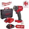 Milwaukee Combo máy vặn ốc bulong pin 18V M18 FIW212 kèm pin sạc