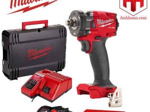 Milwaukee Combo máy vặn ốc bulong pin 18V M18 FIW212 kèm pin sạc