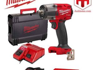 Milwaukee Combo máy vặn ốc bulong pin 18V M18 FMTIW2F12 kèm pin sạc