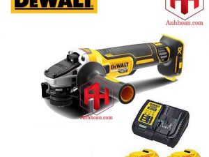 Máy mài dùng pin 18V DeWALT DCG405M2 (100mm) SET 4Ah