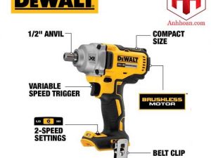 Thân Máy vặn bulong dùng pin DeWALT 18V DCF894N-KR