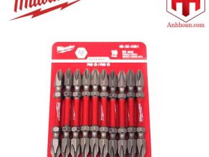 Milwaukee Đầu vặn vít  (PH2-65mm) (bộ 10 mũi) 48-32-4361