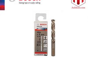 Bộ mũi khoan Inox Bosch HSS-Co 1mm (10 mũi)