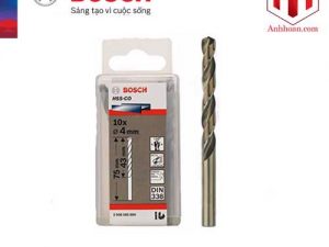 Bộ mũi khoan Inox Bosch HSS-Co 4mm (10 mũi)